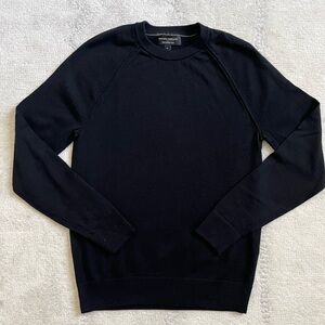Banana Republic Men's Black Merino Wool Sweater